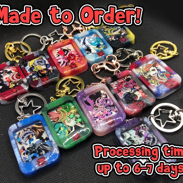 Made to Order! P5-Inspired Shaker Keychains!