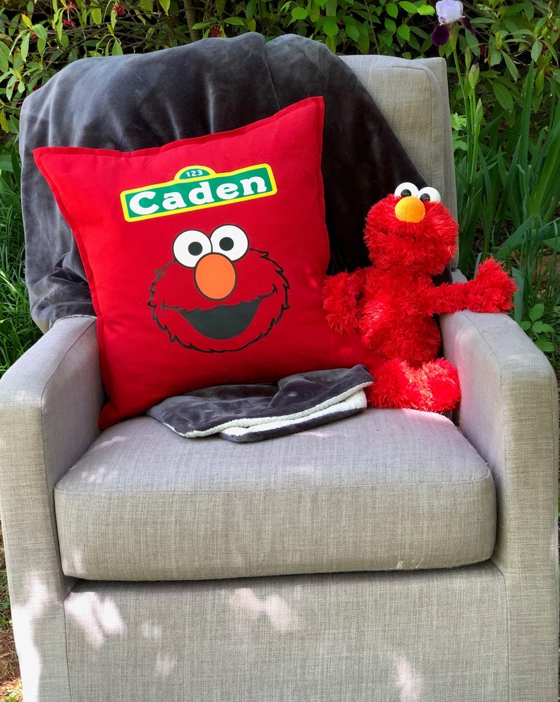 Personalized Elmo Pillow Case Etsy