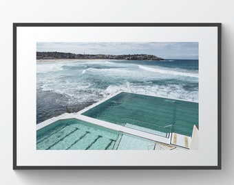Download Art de la paret platja de bondi For iPhone Free