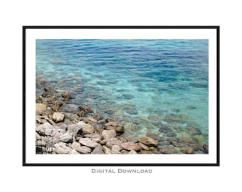 Coastal Print, DIGITAL DOWNLOAD, Ocean Print, Printable Wall Art, Beach Photography, Coastal Decor, Sea Print
