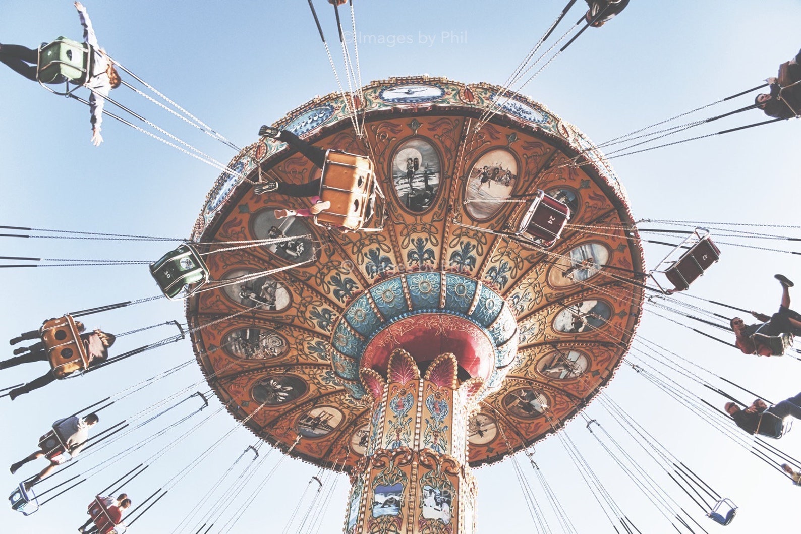 Sea Swings Amusement Park Ride | Santa Cruz Boardwalk Photo | Large ...