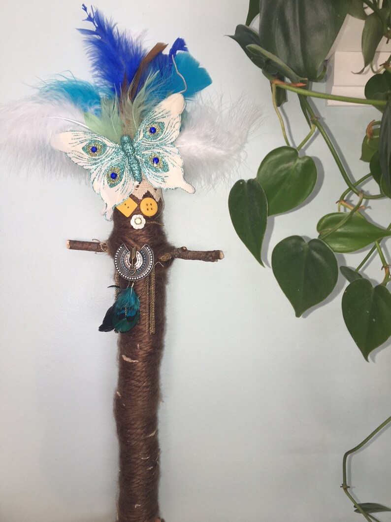 blue voodoo doll
