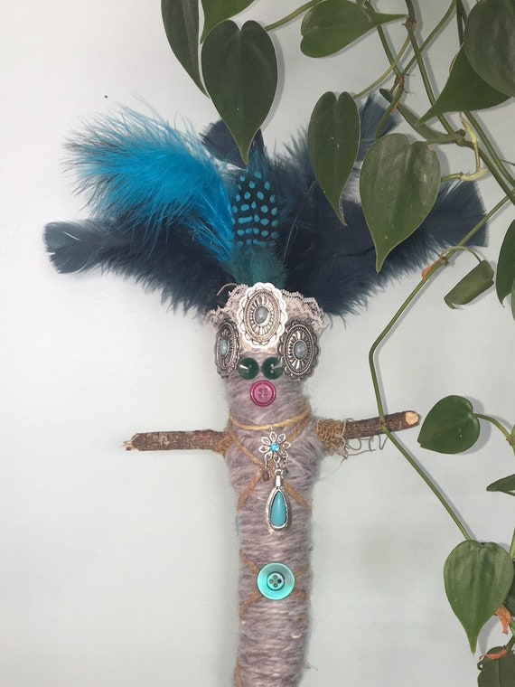 blue voodoo doll