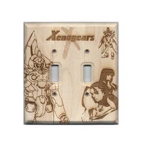 Xenogears Double Light Switch Cover