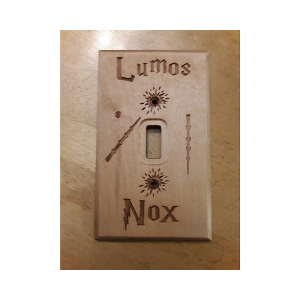 Lumos/Nox Light Switch Cover.