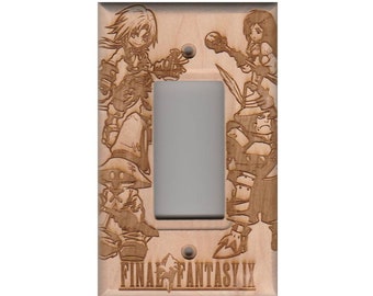 Final Fantasy IX Single Gang Switch Cover Zidaine Vivi Steiner Garnet