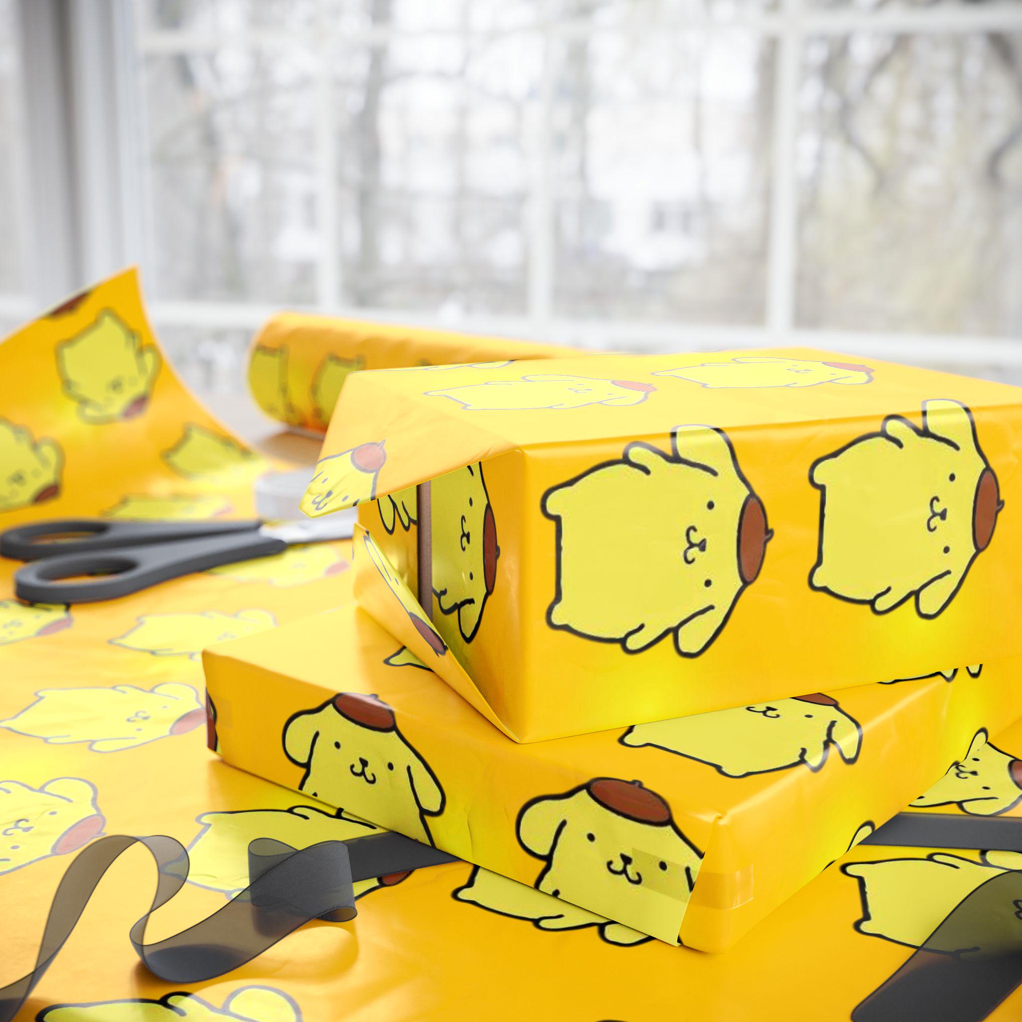 Sanrio Pompompurin - Wrapping Paper - Gift Wrap - Etsy