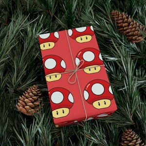 Mushroom Wrapping paper - Gift Wrapping paper