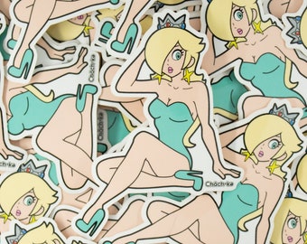 Pin Up Rosalina Large Die-cut Vinyl Sticker