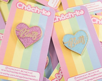 BUTTS HEART ~ Hard Enamel Pin