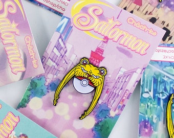 Sailor Moonball Soft Enamel Pin - Sailormon Series