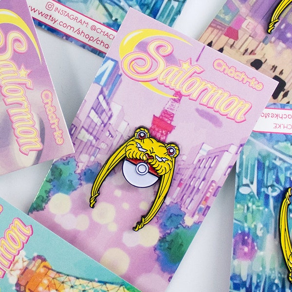 Sailor Moonball Soft Enamel Pin - Série Sailormon