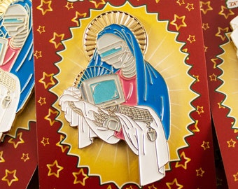 Madonnatron & Child 1.0 Soft Enamel Pin