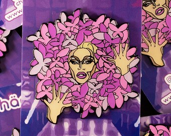 Miz Cracker Butterfly Soft Enamel Pin