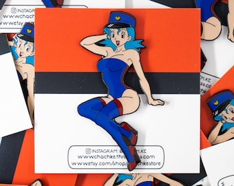 Pin Up Jenny Enamel Pin