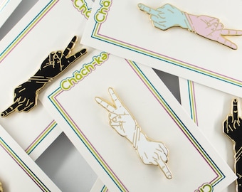 Hands Hard Enamel Pin