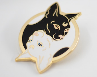 Artemis / Luna Yin Yang Hard Enamel Pin