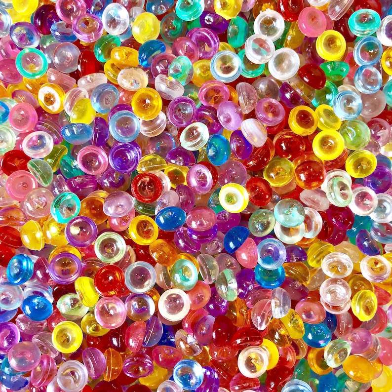 Dazzling Rainbow Fish Bowl Beads for Slime Making ASMR Etsy