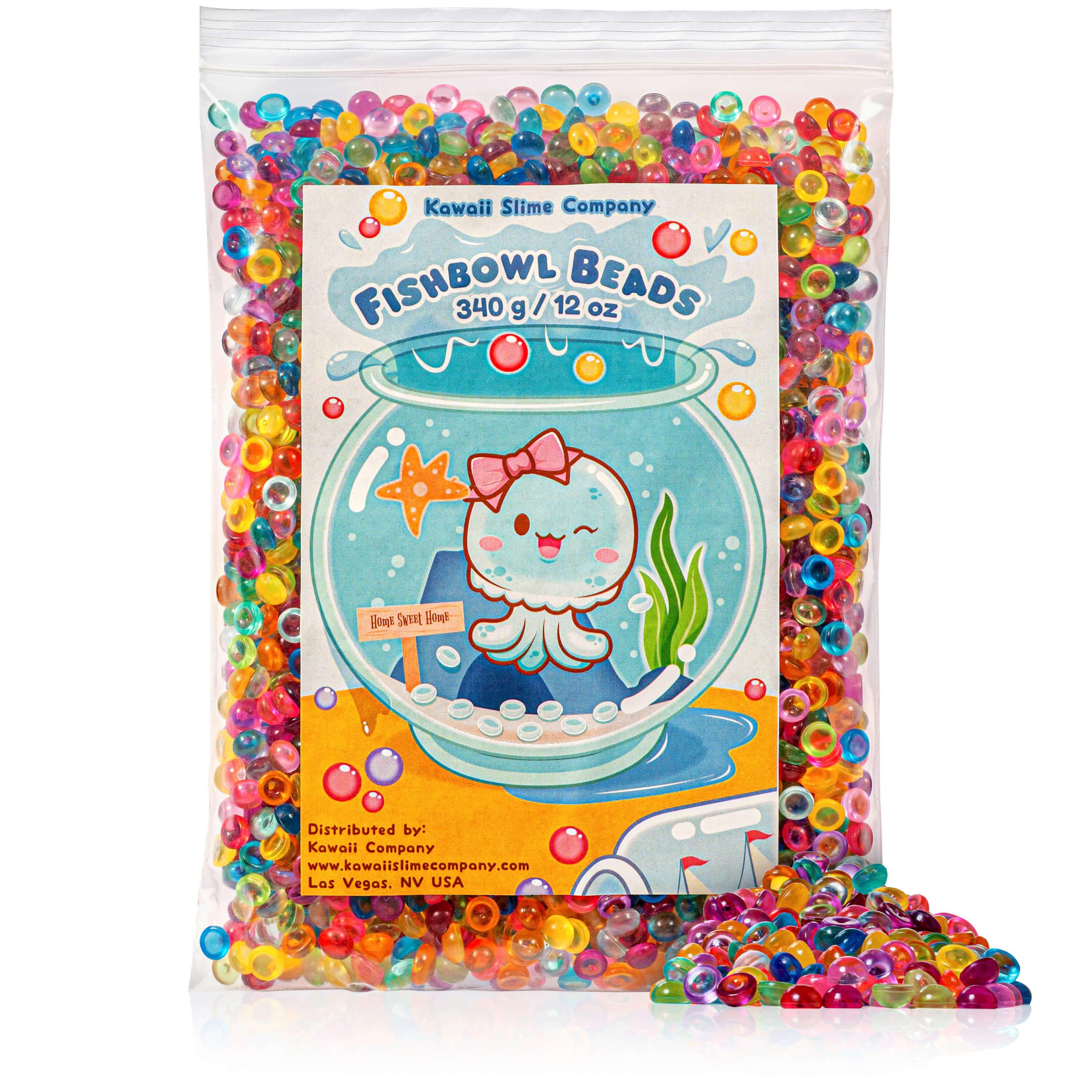 Dazzling Rainbow Fish Bowl Beads for Slime Making ASMR Etsy UK