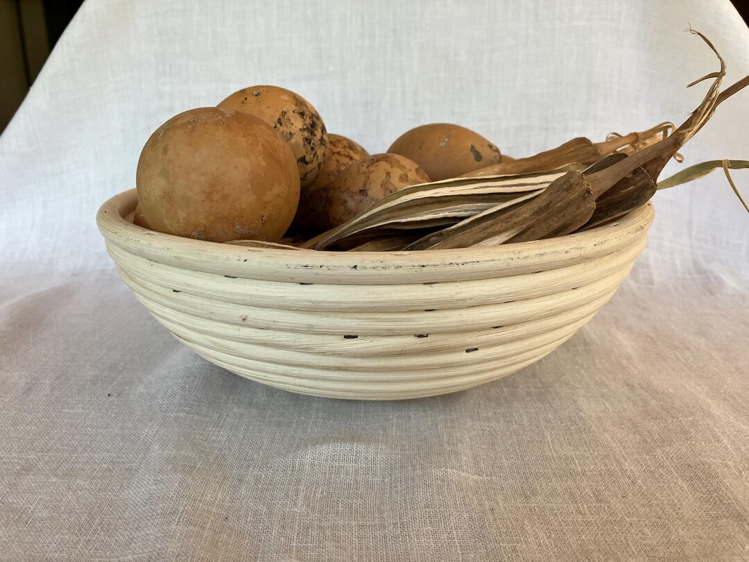 Mini Jourds Dried Okra, Mini Gourds and Basket - Ready for Painting, Etching, Added ...