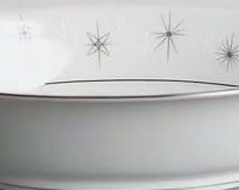 Mid Century Modern Zylstra Celestial fine china oval vegetable bowl