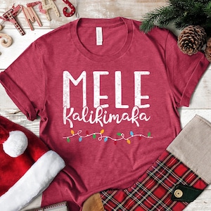 Mele Kalikimaka Shirt, Hawaiian Christmas Shirt, Mele Kalikimaka, Christmas in Hawaii, Christmas Shirt, Hawaii Christmas T-Shirt, Hawaii Tee