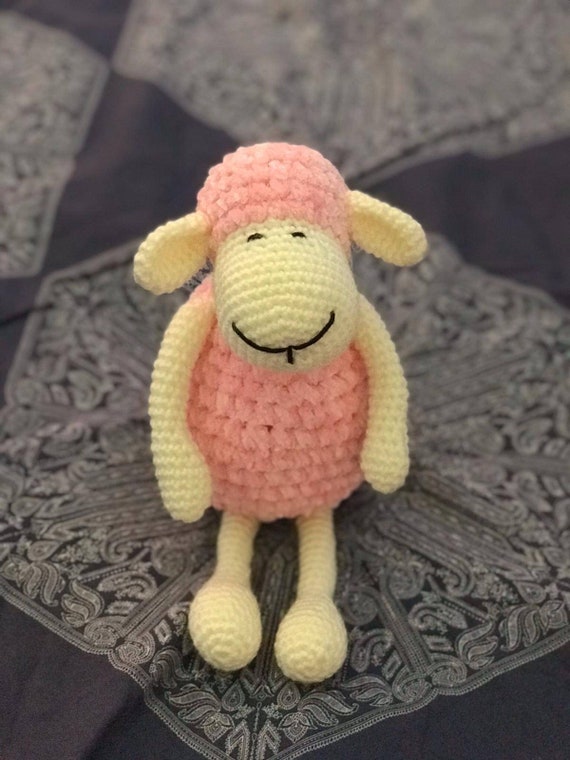 Amigurumi Lamb Handmade Crochet Lamb Toy Baby Shower Gift Etsy