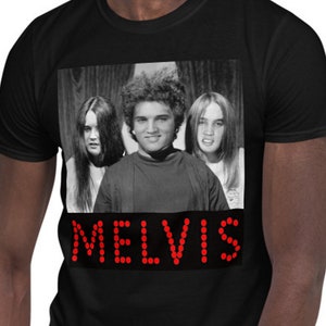 Melvis Melvins Elvis Parody T-Shirt