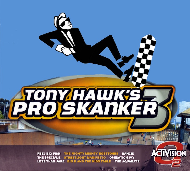 Tony Hawk's Pro Skanker Funny Ska Video Game Tee - Etsy