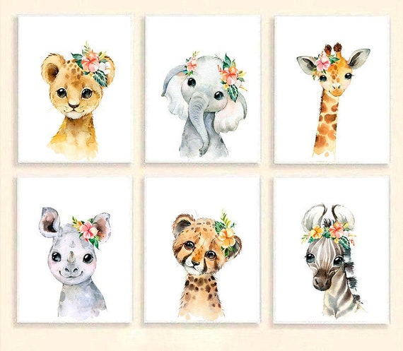 safari nursery art