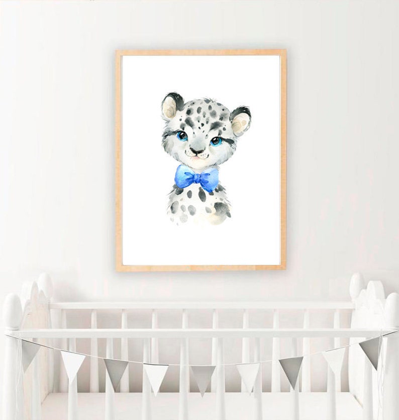 leopard print nursery