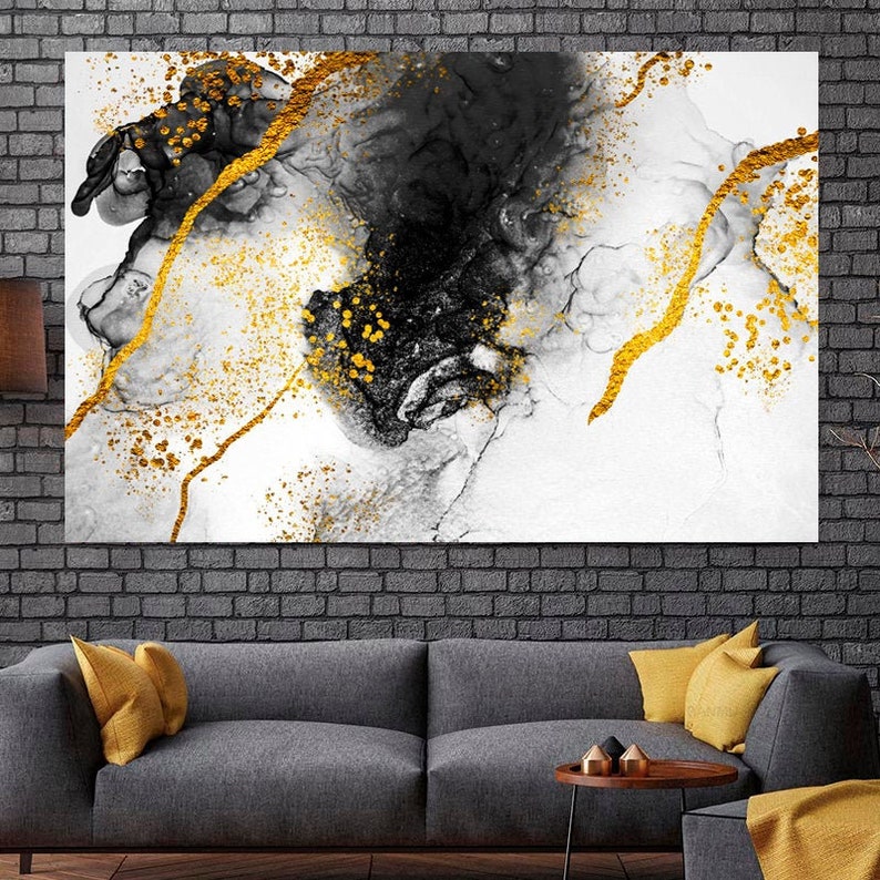 Large Abstract Wall Art Abstract Painting Print Acrylic Etsy