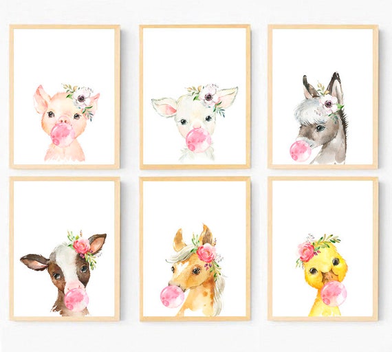 nursery decor above crib