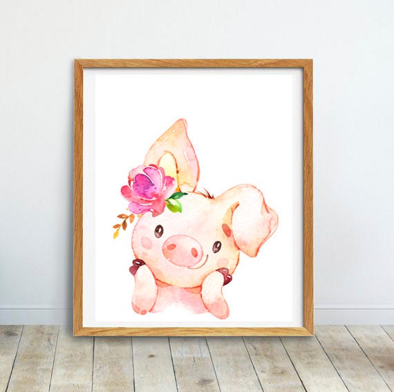 pig nursery decor