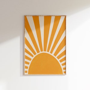 SUN - arte da parete/poster/illustrazione/arte