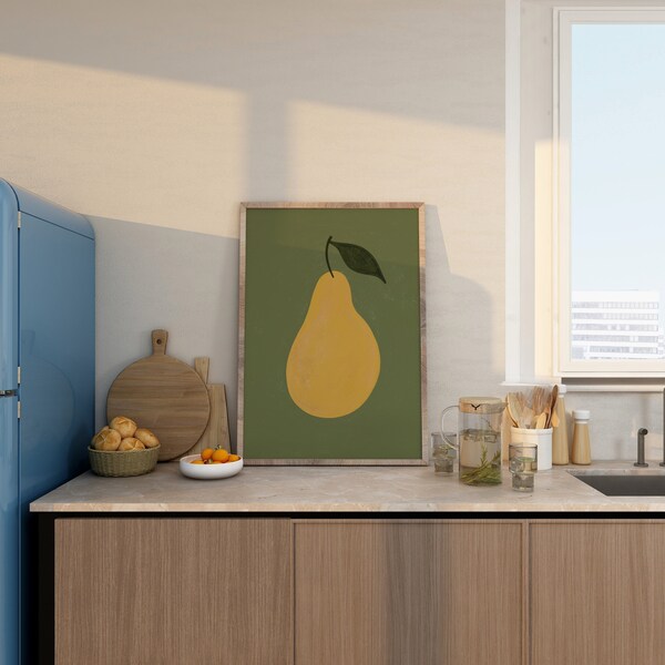 PEAR - wall art / poster / illustration / art print