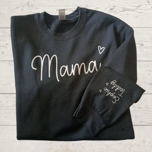 Personalised Jumper for Mum / Children's Names Sweatshirt / Mama Sweatshirt / New Mum Gift / Gift for Her / Mother's Day Gift Idea bild 2