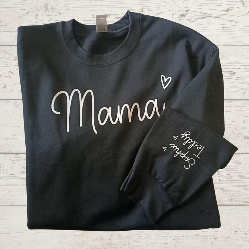 Personalised Jumper for Mum / Children's Names Sweatshirt / Mama Sweatshirt / New Mum Gift / Gift for Her / Mother's Day Gift Idea bild 2