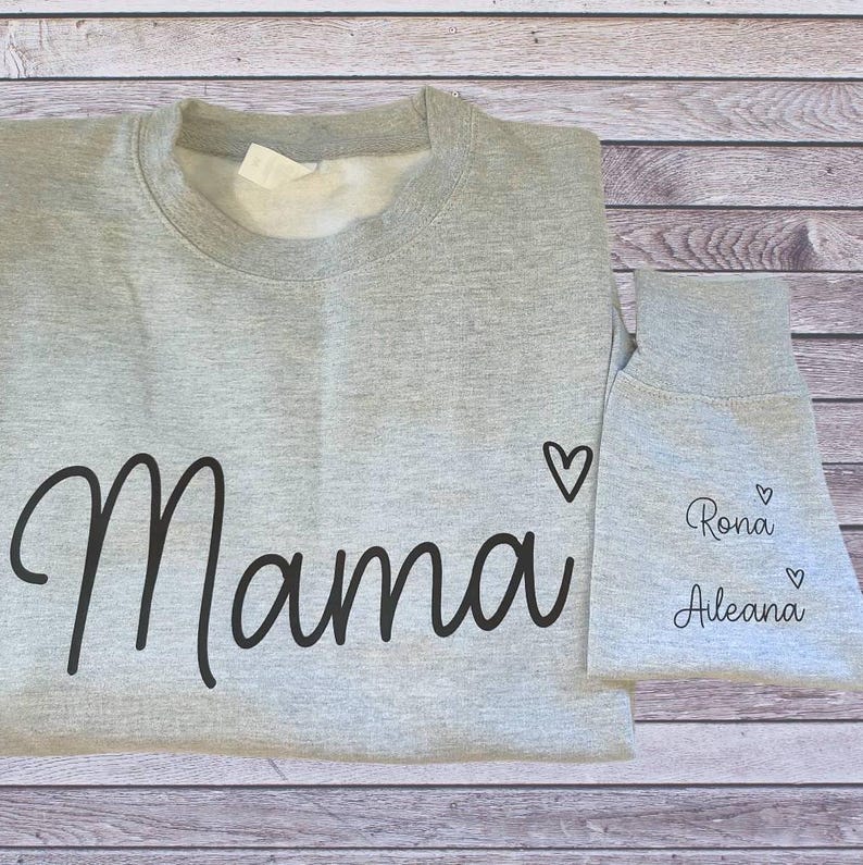 Personalised Jumper for Mum / Children's Names Sweatshirt / Mama Sweatshirt / New Mum Gift / Gift for Her / Mother's Day Gift Idea bild 3