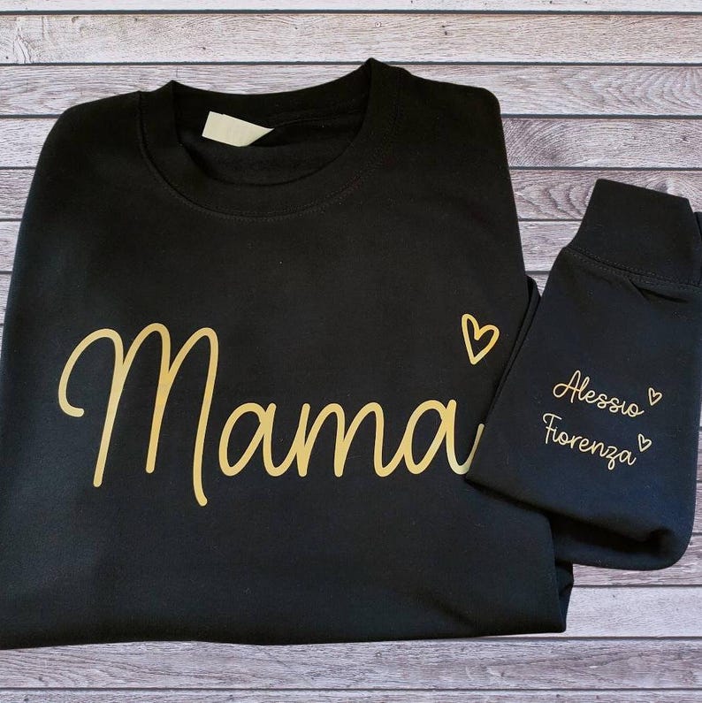 Personalised Jumper for Mum / Children's Names Sweatshirt / Mama Sweatshirt / New Mum Gift / Gift for Her / Mother's Day Gift Idea bild 1