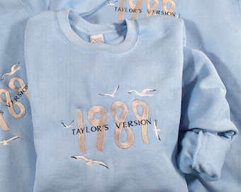 Taylor Swift Sweatshirt / 1989 Taylors Version / Swifite Gift / Taylor Sweater / Swiftie Sweatshirt / Taylors 1989 Album / Swiftie Merch