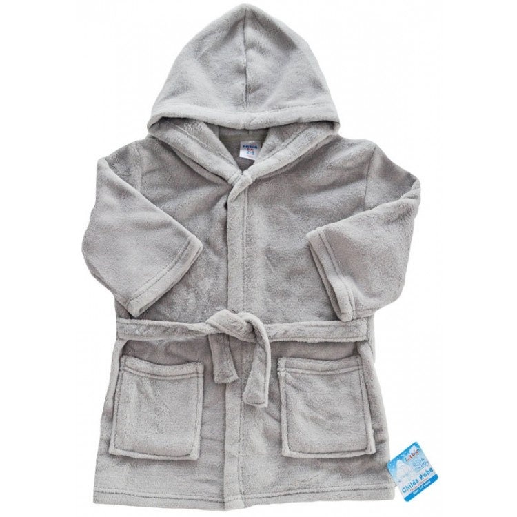 Personalised Childrens Dressing Gown Embroidered Name Baby Etsy UK