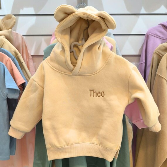 Personalised Boys Hoodie Toddler Clothing Children's Hoodie