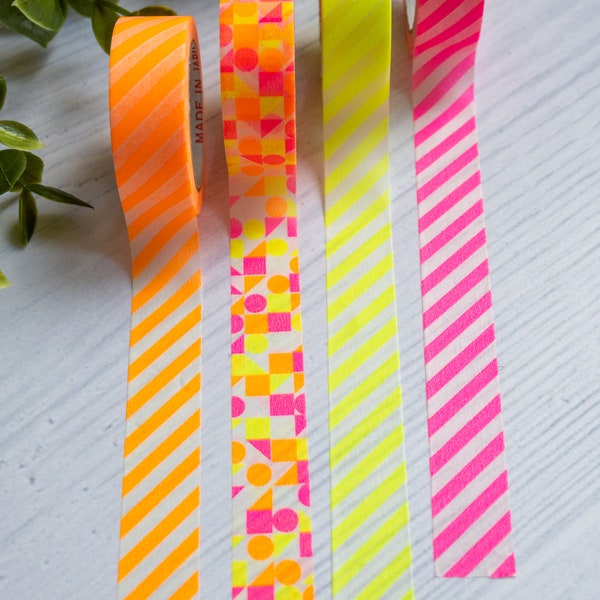 NEON Masking Tape, 15mm breit, 7m lang