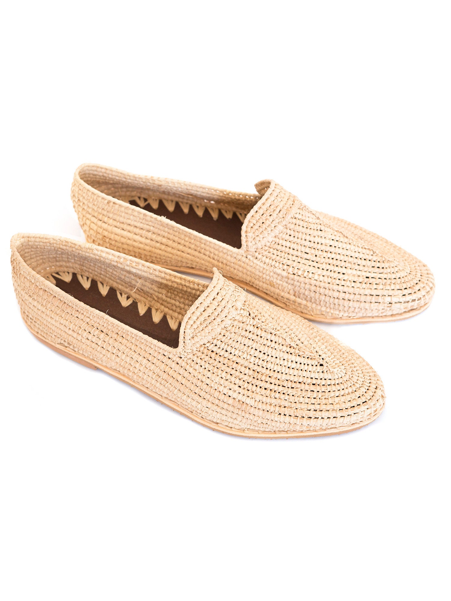 bizon pizza Doen Beste kwaliteit natuurlijke Raffia loafers Raffia mocassins - Etsy België