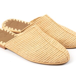 High Quality Raffia Sandals / Raffia Shoes / Raffia Slides / Moroccan ...
