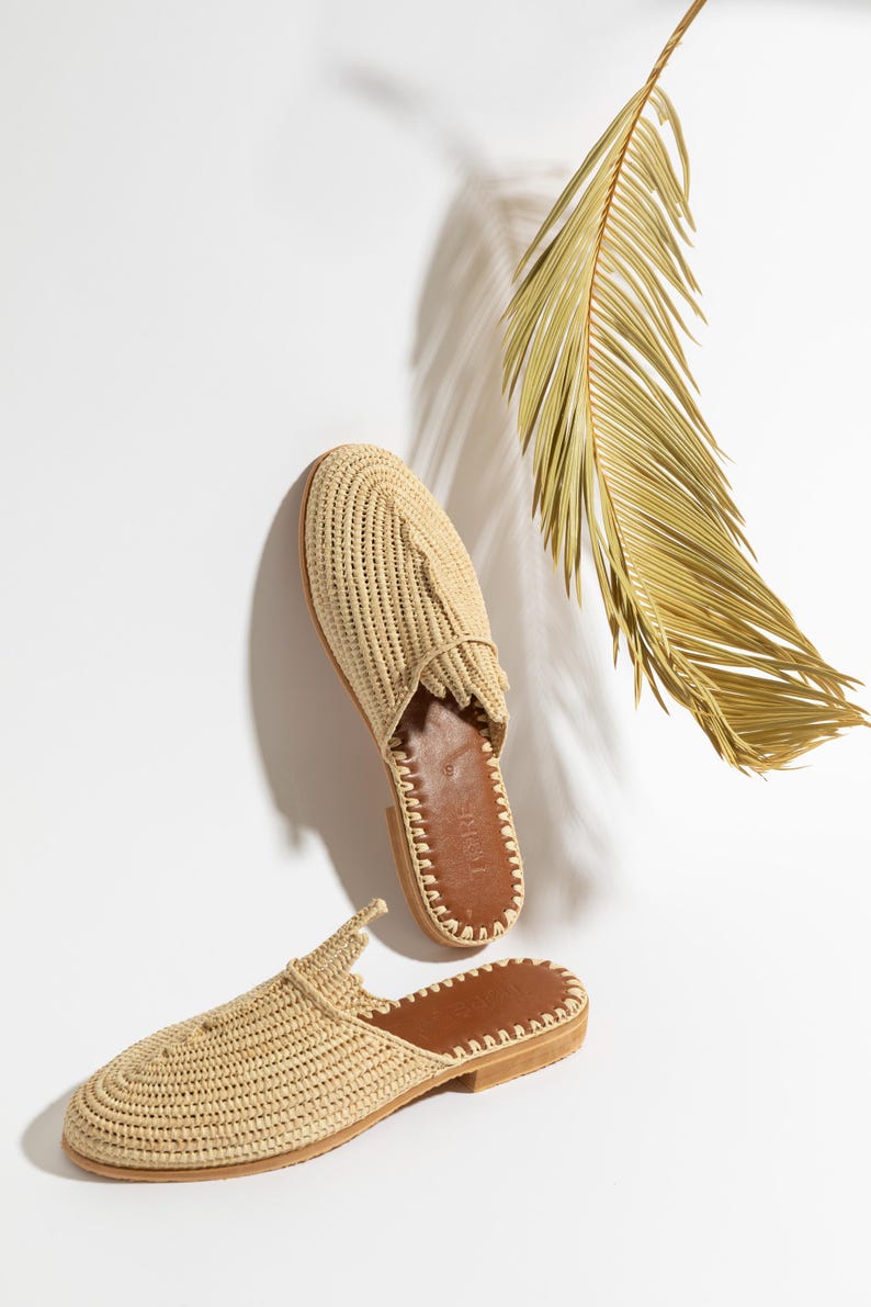 TORÉ Moroccan artisan raffia sandals