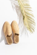 Raffia Sandals Handmade in Morocco, Raffia Shoes, Moroccan Sandals, Summer Slide Sandals, Boho Sandals product logo