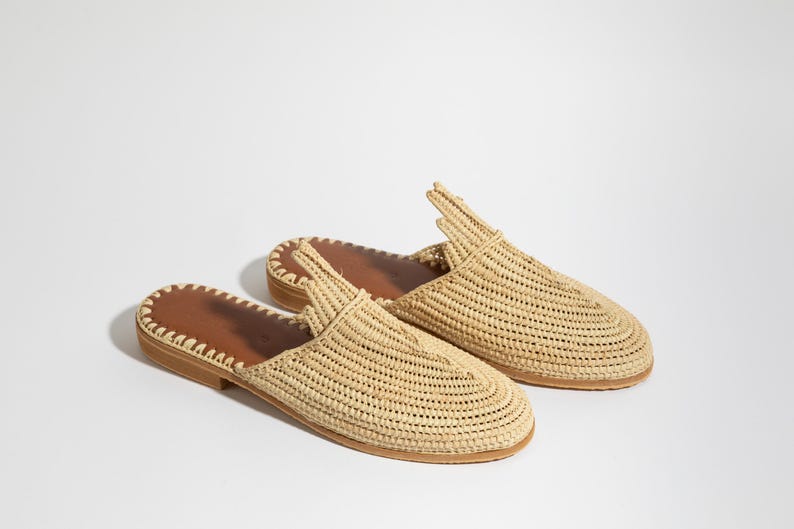TORÉ Moroccan artisan raffia sandals