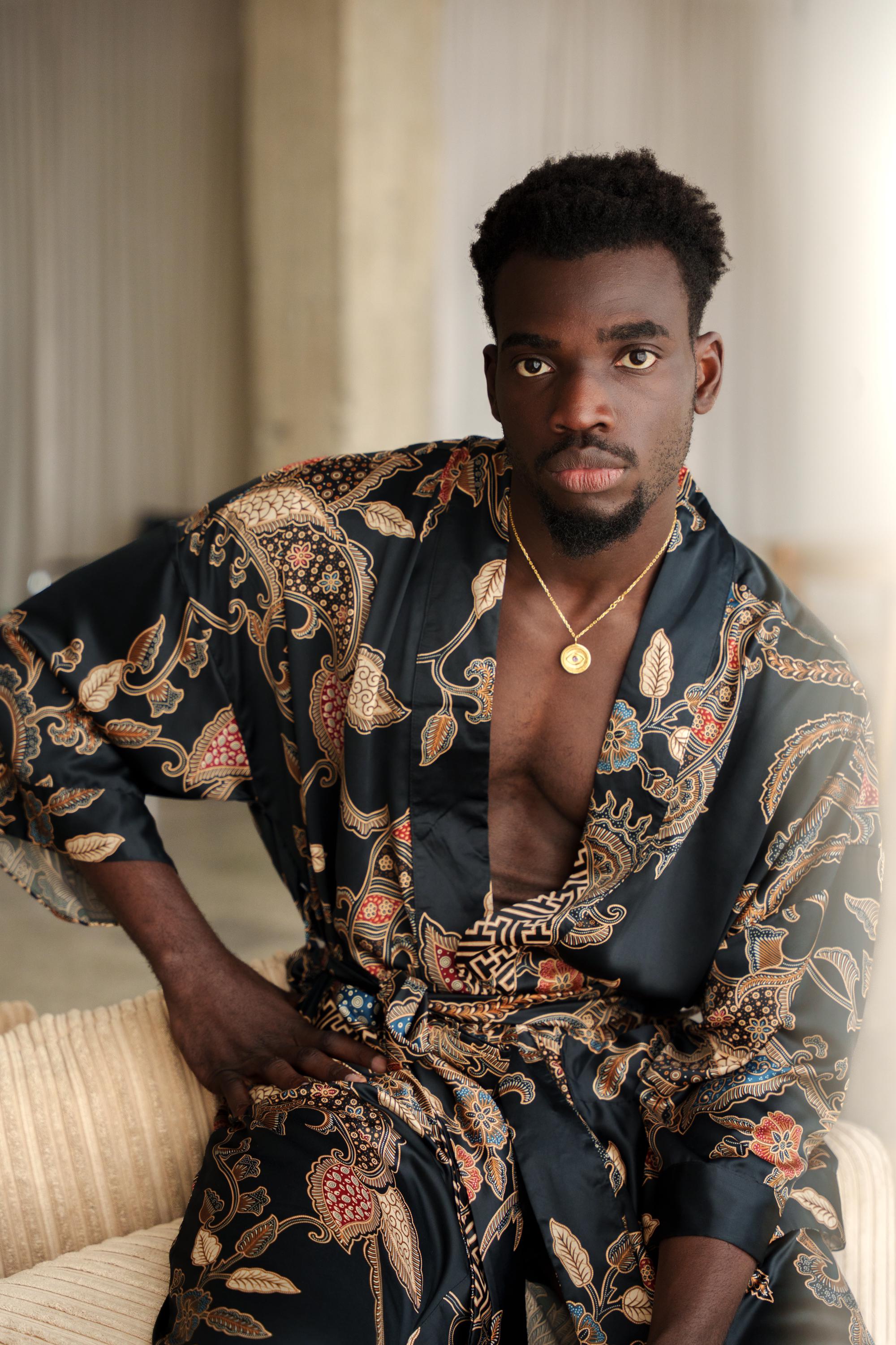 Mens Silk Dressing Mens Jersey Dressing Gown Mens Silk Dressing Gown